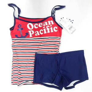 【中古・未使用品】オーシャンパシフィック 水着 キャミソール パッド付 9M MIX 522-802 レディース Ocean Pacific