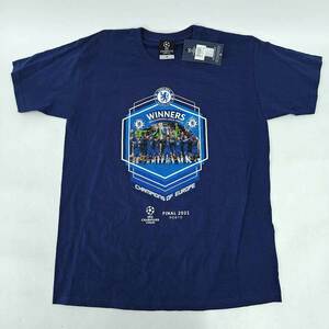 【中古】サッカー チェルシー UEFA チャンピオンリーグ 2021 PORTO Tシャツ 優勝 記念 M メンズ