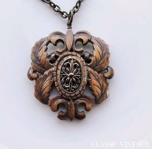 2st293 natural tree made Vintage Classic necklace pendant bro can to