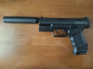  Maruzen blowback gas gun warusa-P99 + silencer +maun trail 