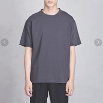 UNITED ARROWS　ポンチTシャツ　ブルーグレー　メンズМ_画像2