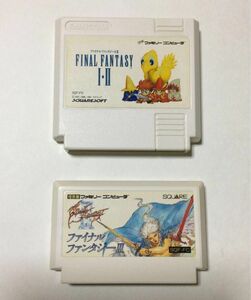 ファミコンソフト ファイナルファンタジーⅠⅡと Ⅲ