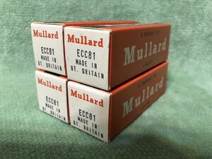 Mullard ECC81 CV4024 4本 新品・元箱