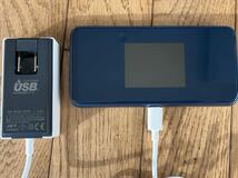 ワイモバイル　Ymobile Pocket WiFi 5G A102ZT 急速充電ACアダプター付属_画像4