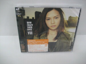 新品：YUI　/HOW　CRAZY　YOUR　LOVE（CD+DVD)