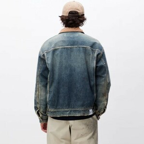 SAVAGE DENIM LINED JACKET M INDIGO NEIGHBORHOOD ネイバーフッド Gジャン デニムジャケットの画像3