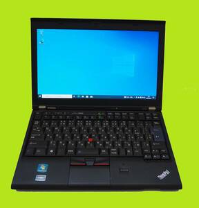 【動作品】ThinkPad X220，Celeron 847，メモリー4GB，SSD:128GB＋32GB，DualBoot Windows10pro + chromOS Flex