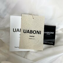 最高級EU製＆定価7万◆UABONI*Paris*スタジャン*ユアボニ*パリ発◆高品質カシミヤ 保温 アメカジ 刺繍 ワッペン レトロ スポーティ XL/50_画像9