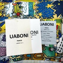 個性EU製＆定価3万◆UABONI*Paris*アロハシャツ*フランス*パリ発◆高級 薄手 快適 半袖 オープンカラー 総柄 お洒落 スウェット L/48サイズ_画像9