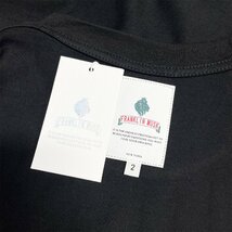 超人気・半袖Tシャツ 定価2万 FRANKLIN MUSK・アメリカ・ニューヨーク発 薄手 通気 吸汗 個性 スウェット カットソー 笑顔 夏服 サイズ1_画像10