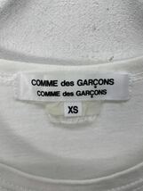 COMME des GARCONS コムデギャルソン　レディース　ホワイト　半袖 胸装飾　Tシャツ　トップス_画像3