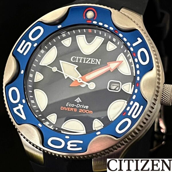 【CITIZEN】プロマスター/Promaster/ダイバー/メンズ腕時計/シチズン/海/男性用/プレゼントに/ブルー.青色/希少