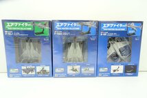 35MS●hachette アシェット エアファイターコレクション 1/100 ダイキャストモデル ３種セット 未開封 15 F-15J 104 F-14A 12 A-6E_画像1