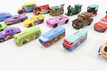 35JD●Disney ディズニー トミカ TOMICA 21台 カーズ グーフィー ミッキー アリエル ネプチューン号 など 本体のみ 塗装落ち 難あり中古_画像7