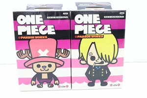 26MA●ONE PIECE ワンピース DX ソフビ 2体セット 現状品 チョッパー サンジ