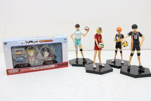 28MA●ハイキュー！！ フィギュアのみ 4体セット おまけ付き まとめ 日向 翔陽 影山 飛雄 及川 徹 孤爪 研磨 黒尾 鉄朗 中古