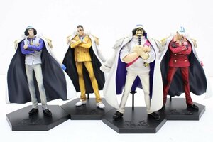 26MA●ONE PIECE ワンピース DX海軍 フィギュア 4体セット ジャンク センゴク 黄猿 赤犬 青雉