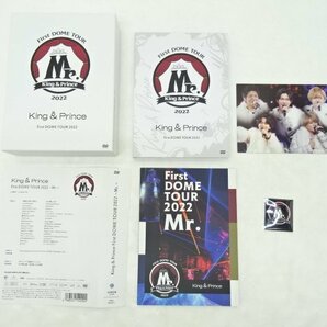 06MS●King ＆ Prince First DOME TOUR 2022 Mr. 初回限定盤 DVD 中古 キング アンド プリンス キンプリ ドームツアー2022 ミスターの画像2