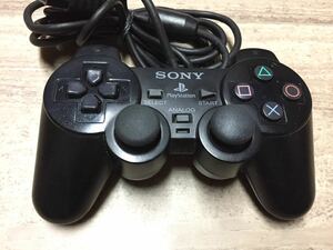 ★美品即決★PS2 SONY純正品 コントローラー デュアルショック2 ブラック2