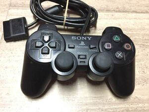 ★動作良品即決★PS2 SONY純正品 コントローラー デュアルショック2 ブラック3