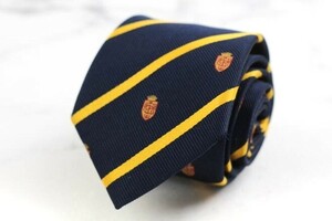  Urban Research door z silk stripe pattern total pattern made in Japan brand necktie men's navy superior article URBAN RESEARCH DOORS