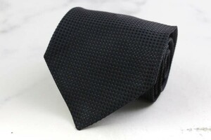  Gianni * Versace silk dot pattern Italy made brand necktie men's gray superior article GIANNI VERSACE