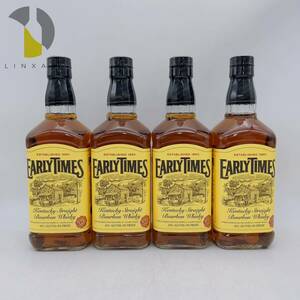 1円〜【未開栓】EARLY TIMES アーリータイムズ イエローラベル 4本セット まとめ売り 700ml 40% WH46837