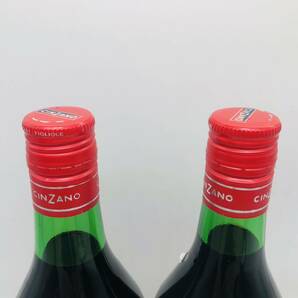 【未開栓】CHINZANO ROSSO 90年代 チンザノ ロッソ 正規品 1000ml 16% 2本セット WI3011の画像5