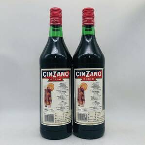 【未開栓】CHINZANO ROSSO 90年代 チンザノ ロッソ 正規品 1000ml 16% 2本セット WI3011の画像3