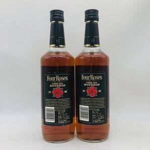 1円〜【未開栓】Four Roses（フォアローゼズ）ブラックラベル 40% 700ml 2本セット WH47331の画像3