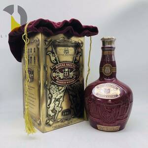 【未開栓】ROYAL SALUTE 21年 ロイヤル サルート 陶器 スコッチ ウイスキー 700ml 40% 1332g 箱あり WH47446