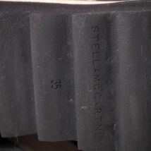 4-ZB051 ステラマッカートニー STELLA McCARTNEY エリスプラットフォーム スター 厚底靴 ブラック 35 レディース_画像7