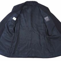 4-ZB094【美品】アルマーニコレツィオーニ ARMANI COLLEZIONI 高級ライン ウール スーツ セットアップ ブラック 42/R S~M相当 メンズ_画像5