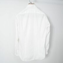 3-YL165 ジャンネット Giannetto イタリア製 ワイドカラー 長袖シャツ ホワイト XS メンズ_画像3