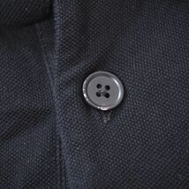 4-YC021 エルメス HERMES H刺繍 ポロシャツ ブラック L メンズ_画像5