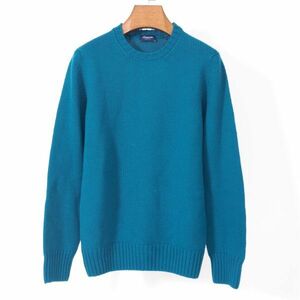 3-YL198【美品】ドルモア Drumohr イタリア製 ウール ニット セーター グリーン 48 メンズ