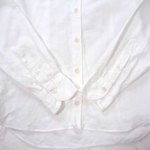 3-YL166 【美品】ジャンネット Giannetto イタリア製 カッタウェイカラー シャツ ホワイト XS メンズ_画像4