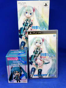 PSP 初音ミク Project DIVA ソフトとねんどろいどぷち Project DIVA　美品　ねんどろいどは未開封