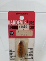 eppinger dardevle Vintage spoon 未使用 エッピンガー　ダーデブル ミゼット　3/16oz_画像4