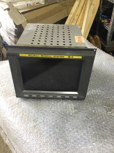 中古 TOSHIBA CRT DISPLAY MODULE D9MM-11A/ FANUC ROKU-ROKU SYSTEM a-3 A02-0120-C111 (動作未確認品）