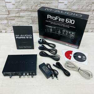 ☆美品・1円〜☆ M-AUDIO ProFire 610 オーディオインターフェイス Firewire Audio Interface オーディオインターフェース