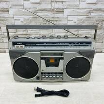 ☆1円〜☆ AIWA アイワ ステレオ カセットレコーダー エレクトロヒットチャート CS-50 BBD レトロ AM/FM ラジカセ_画像1