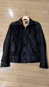 RATS 30's OIL NUBUCK LEATHER JKT　ラッツ　革ジャン　レザージャケット　ヌバック　オイルドレザー　バイク　チョッパー　ビンテージ　Ｍ