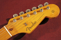 【Fender Japan】ST54-85LS（改）Stratocaster Trino Red（Lace Sensor Gold／Mid Booster 搭載／Alderボディ）日本製 ジャンク_画像2