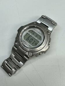 〈管24265〉【CASIO】カシオ G-SHOCK MR-G Gショック MRG-100 クオーツ デジタル メンズ 腕時計 動作品 中古現状品