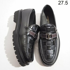 M5199R52　●LOUIS VUITTON ルイヴィトン● 新品 23SS MAJOR メジャー ライン LOAFER ローファー シューズ ダミエ ブラック 黒 8/27.5cm rb