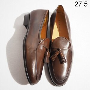 M6434P VBaudoin&Lange панель in & Ran jiV новый товар Sagan Grand Tassels кожа кисточка Loafer обувь Brown 43/27.5cm rb mks