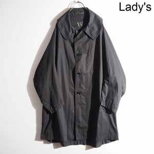 x6100P　▼Y's BORN PRODUCT ワイズ▼　オーバーサイズ コート ブラック Yohji Yamamoto ヨウジヤマモト スプリングコート 春夏 rb mks