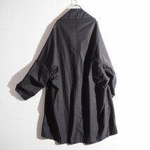 x6100P　▼Y's BORN PRODUCT ワイズ▼　オーバーサイズ コート ブラック Yohji Yamamoto ヨウジヤマモト スプリングコート 春夏 rb mks_画像3