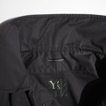 x6100P　▼Y's BORN PRODUCT ワイズ▼　オーバーサイズ コート ブラック Yohji Yamamoto ヨウジヤマモト スプリングコート 春夏 rb mks_画像7